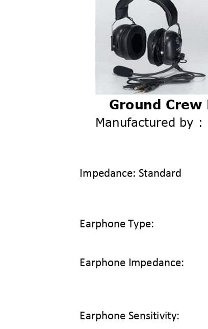 Shakthivel Ground Crew Headset